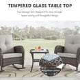 thumbnail image 3 of POCASSY Wicker Rattan Outdoor Rocking Chair Set with Side Table (2 chairs and 1 side table), 3 of 6