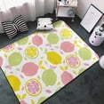 thumbnail image 3 of colorful Lemon cartoon Shaggy Area Rug, Rugs for Living Room Bedroom Non Slip Door Mat Indoor Carpet Machine Washable Nursery Home Decor Floor Mats for Entryway 60x39in-#, 3 of 5