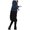 b-Dark Blue, variant on TIANZEN Women Autumn Winter Casual Fashion Solid Color Drawstring Hooded Long Zipper Pocket Coat Long Jacket Coat Jackets for Women Fashion Casual Cargo Jacket Women Young Womens Jackets
