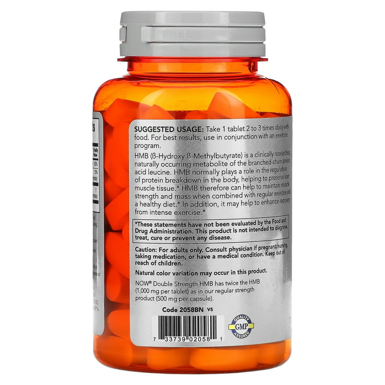 ONE's UP HMBCa 2000mg 90タブレット Amazon.com: NOW Foods Sports Nutrition, HMB (β-Hydroxy β
