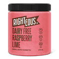 thumbnail image 1 of Righteous Sans Produits Laitiers Framboise Lime Sorbet, 1 of 3