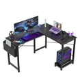thumbnail image 7 of L Shaped Gaming Desk With Metal Frame Side Storage Bag 47in Village Computer Desk Study Writing Desk For Home Office, 7 of 7