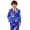 Blue, variant on Teenage Boy Outerwear Festive Kids And Print Jacket Long Sleeve Slim Fit With Side Pockets For Holiday Celebrations Elegant Patterned Coat For Party Wear Classic Wear,Red,7-8 Years