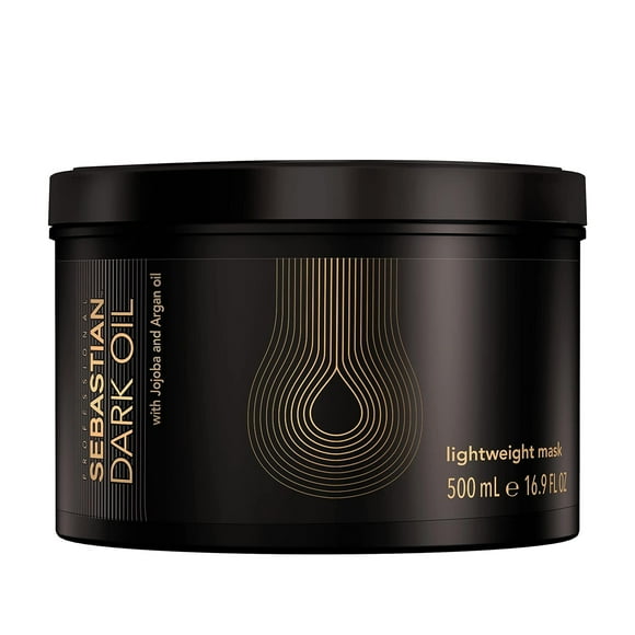 Mascarilla capilar Sebastian Dark Oil Lightweight con jojoba y argán, 500 ml