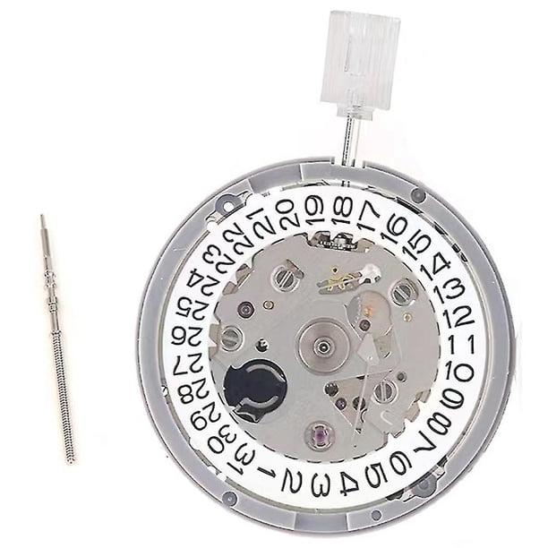 Movimiento Nh35 Nh35a Movimiento de reloj mecánico alto en 3 ruedas 24 joyas automático
