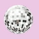 thumbnail image 4 of 24 piezas desechables brillantes de los años 70 para decoración de fiestas de bodas, cumpleaños y fiestas de mujeres, 9 pulgadas, 4 of 5