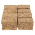 thumbnail image 2 of 8 pacas de heno en miniatura para manualidades, pacas de heno artificiales para decoración de casas de muñecas, pequeñas pacas de heno de aspecto real para accesorios de bricolaje., 2 of 7