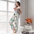 thumbnail image 4 of KLL Womens Fairy Flower Print Pajama Pants Soft Pajama Bottoms for Women Cozy Lounge Pants, 4 of 5