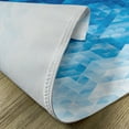 thumbnail image 5 of Ambesonne Blue Place Mats Set of 4, Mosaic Triangle Graphic, Standard Size, Pale Blue, 5 of 6