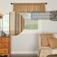 thumbnail image 6 of VHC Brands Burlap Chocolate, Cotton, 16x72, Valance, Brown, 6 of 11
