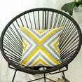 thumbnail image 1 of Geometric Flashback Square 18" Throw Pillow Cover, 1 of 3