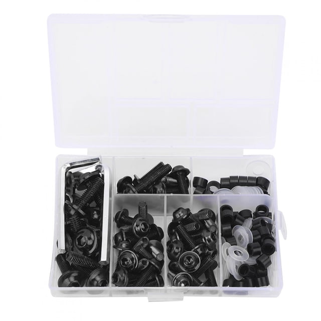 158 unids/set Kit de llave de junta de pernos de carenado Universal accesorio de motocicleta