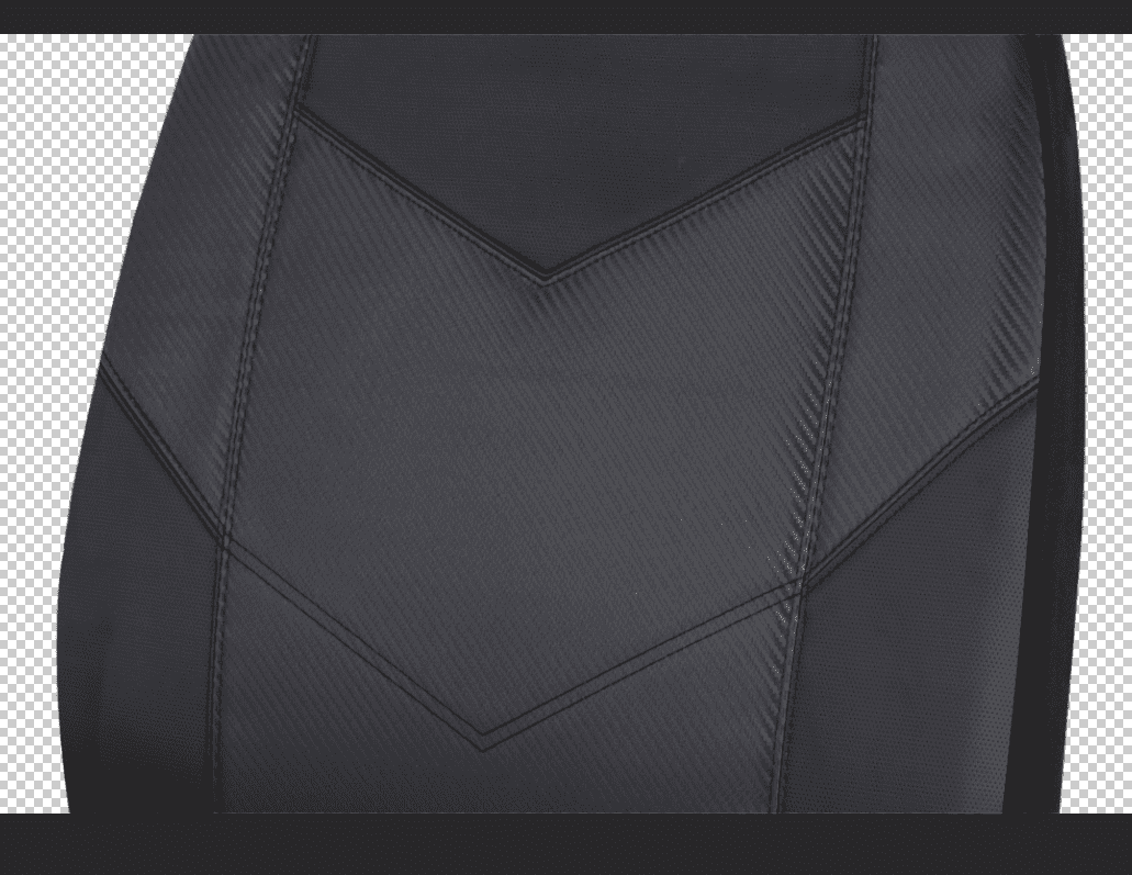 Auto Drive 2-Piece Rival Carbon Fiber Premium Leather Car Seat Cover  Black - Universal Fit, 2002SC10
