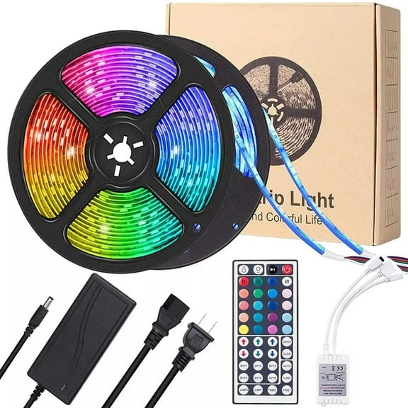 New 10M 32ft LED Strip Lights Remote Control Bedroom for Indoor Outdoor Use