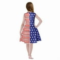 thumbnail image 2 of Benylion 4th of July Dresses Toddler Girl American Flag Tank Dress Summer Sleeveless Dresses for 7-8 Years, 2 of 6