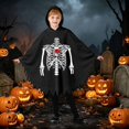 thumbnail image 5 of Zylarhe Kids Halloween Jumpsuits Dance Stage Performance Party Outfit Playful Home Wear for Toddlers Black 3-4 Years, 5 of 8