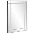 thumbnail image 2 of Best Choice Products 36x24in Rectangular Bedroom Bathroom Entryway Decorative Frameless Wall Mirror, 2 of 8