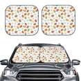 thumbnail image 2 of Haiem Floral Strawberr Car Windshield Sun Shade (2 Pieces) Foldable Windshield Sun Shade Car Accessories for Truck SUV Pickup-Medium, 2 of 7