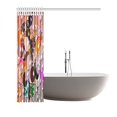 thumbnail image 2 of Cortina de ducha ABPHQTO tela Impermeable Twister Points 160x180 cm, 2 of 2