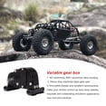 thumbnail image 3 of Remote Control 1/10 Car Chassis Frame Transmission Motor Gear Box Crawler Aluminum Alloy Upgrade Transmission Repairing Replacement for LCG, 3 of 6