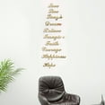 thumbnail image 2 of Mirror Wall Sticker Acrylic Self Adhesive Stair Decoration Sticker for Household Living Room, 2 of 8