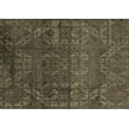 thumbnail image 1 of Ahgly Company Indoor Rectangle Abstract Brown Modern Area Rugs, 6' x 9', 1 of 4