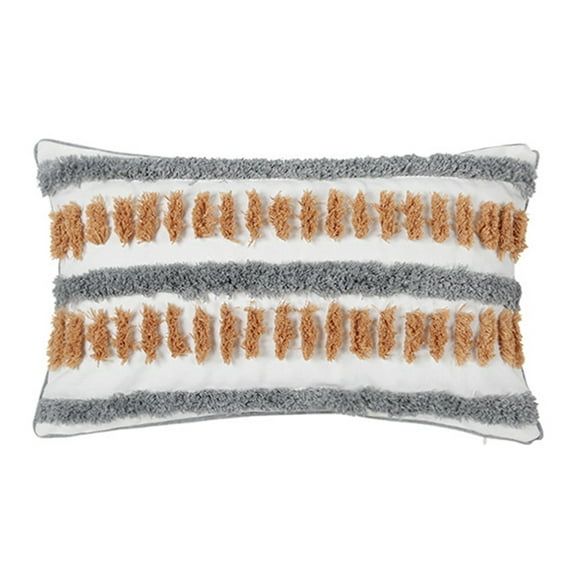 ANXPTIME Woven Tufted Boho Throw Pillow Cover Luxury Style Cushion for Case Farmhouse Pillowcase for Couch Sofa Bedroom Living Ro