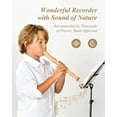 Eastar Soprano Recorder With Hard Case, Descant Baroque C Key 3 Piece Maple Wood for kids Adults