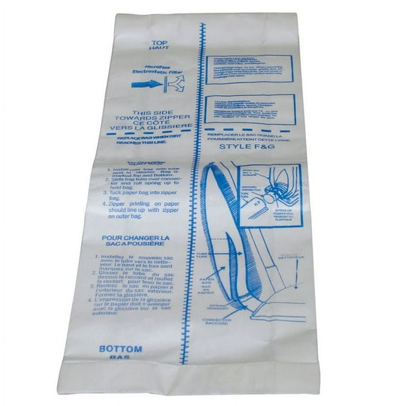 1Pc Eureka/Sanitaire Style F & G Micro Filter Vacuum Bags (9 PK)