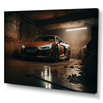 Designart R 8 Exotic Car Photography Canvas Wall Art