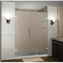 Aston Sdr990f-59-10 Nautis Gs 59" Wide X 72" High Frameless Hinged Shower Door - Stainless