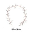 thumbnail image 3 of Tallos de bayas blancas artificiales, decoración navideña para el hogar de 1,8 m, ramas de acebo para árbol de Navidad, boda, decoración navideña., 3 of 6
