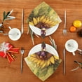 thumbnail image 4 of WOBOGO Dwarf Elves Sunflower Cloth Napkins 1 Piece Soft Elegant Touch Durable Absorbent Quick Drying for Elegant Dining, 4 of 8