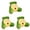 Green 3PCS, variant on Oversized Upholstered Headboard Cushion With Lumbar Support | Bed Backrest Pillow For Dorm Or Couch | Adjustable Strap & Removable Cover