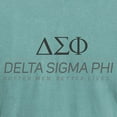 thumbnail image 3 of CafePress - Delta Sigma Phi Grayscale Stacked Logo T Shirt - Mens Comfort Colors Shirt, 3 of 5