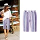 thumbnail image 1 of WILLBEST Pantalones Casuales para Mujer, Cómodos, con Cordón, Cintura Elástica, Suaves y Bonitos, para Playa, de Verano, con Bolsillos, para Uso Diario. Mediana, 1 of 4