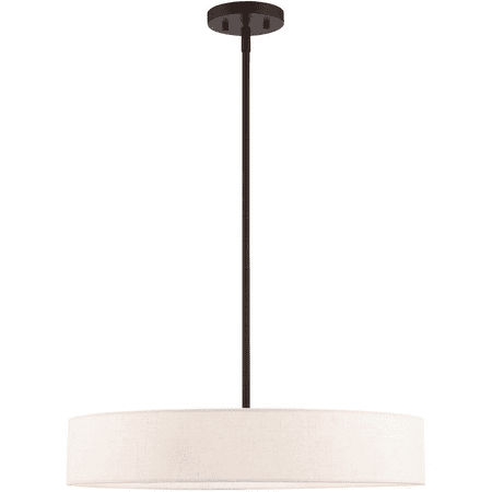 

Bronze with Antique Brass Accents Tone Finish Pendants Steel Medium 13 Long 4 Light Fixture