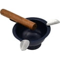 thumbnail image 2 of Stinky Cigar Ashtray 5"inch Round Mini Herf 3 Stirrup Rests Perfect for Personal and Puffing with Friends (Blue), 2 of 5