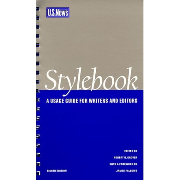 Pre-Owned U.S. News & World Report Stylebook for Writers and Editors, 9780891933533, 0891933530, Paperback, 7th edition