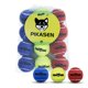 thumbnail image 1 of Pelotas de tenis Dog Squeaky PIKASEN para entrenamiento de mascotas, paquete de 12, 1 of 6