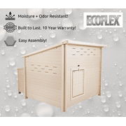 New Age Pet® ECOFLEX® Fontana Jumbo Chicken Coop, in Red or Tan, for 4 to 6 Chickens