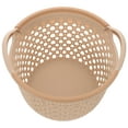 thumbnail image 5 of Plastic Laundry Basket Wicker Storage with Lid Large Shopping, 5 of 5