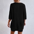 thumbnail image 6 of Short Sets for Women Ribbed Knit Loose Fit Short Sleeve Crewneck T Shirt and Shorts 2 Piece Matching Set Womens Lounge Set, 6 of 8