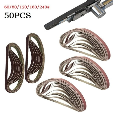 

50Pcs 330×10Mm Zircon Corundum Abrasive Sanding Belts Grinding Polishing Sander