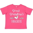 thumbnail image 3 of Inktastic Great Grandmas Favorite- Heart Great Grandchild Boys or Girls Toddler T-Shirt, 3 of 5