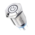 thumbnail image 1 of Indicadores LED metálicos impermeables de 16 mm y 12 V, lámpara de señalización para soldadura, anillo de pie el símbolo de la luz de la luz del anillo se ilumina, 1 of 7
