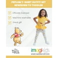 thumbnail image 2 of Disney Winnie the Pooh Piglet Toddler Girls Peplum T-Shirt and Leggings Outfit Set Newborn to Toddler, 2 of 5