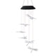 thumbnail image 2 of Hugtrwg Dragonfly Solar LED Color Wind Chime Lamp Garden Lámpara (B), 2 of 9