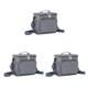 thumbnail image 1 of Yuarrent Bolsa de lonchera de poliéster Peso ligero Durable Fácil de limpiar Aislamiento térmico Multifuncional Gris Type1 NO1, 1 of 6