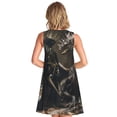thumbnail image 2 of Bixox Robe Sans Manches à Imprimé Chevalier Médiéval et Dragon pour Femmes avec Poches, Robe Débardeur Décontractée Longueur Genou pour l'Été-Grand, 2 of 7